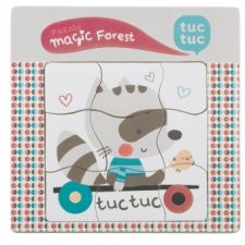 Tuc Tuc - Puzzle de madeira Magic Forest