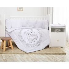 Conjunto textil de cama Lorelli Ranforce Little Bear Grey