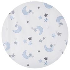 Conjunto jogo de cama para berço Co-sleeping Chipolino White Blue Moon