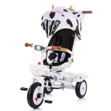 Triciclo com capota e assento 360º Chipolino Futuro Cow