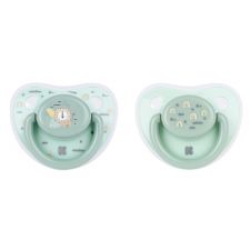 Chupetas 0-6m 2pçs Kikka Boo Savanna Menta