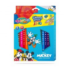 Caixa 12 Lápis + 1 Colorino Disney Mickey
