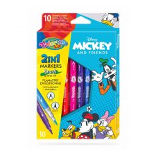 Caixa 10 Marcadores Duplos Colorino Disney Mickey