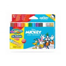 Caixa 12 Cores Óleo Pastel Colorino Disney Mickey