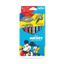 Caixa 6 Marcadores Metálicos Colorino Disney Mickey
