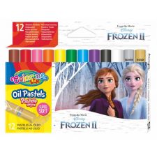 Caixa 12 Cores Óleo Pastel Colorino Disney Frozen II