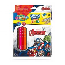 Caixa 12 Lápis + 1 Colorino Disney Avengers
