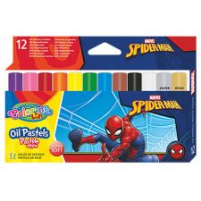 Caixa 12 Cores Óleo Pastel Colorino Disney Spiderman