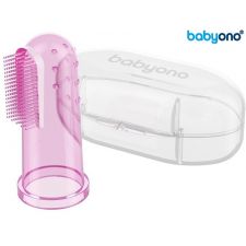 Baby Ono - Escova de dentes para bebé rosa
