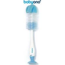 Baby Ono - Escova para biberões e tetinas com ventosa e mini escova retrátil azul