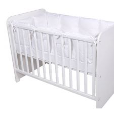 Protetor de cama de grades Lorelli UNI 60x120cm White (4 pç.)