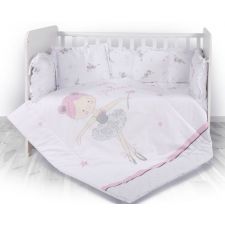 Conjunto de textil de cama grades Lorelli LILY Ranforce Ballet Pink (5 Ppç)