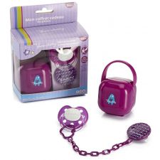 Conjunto chupeta e porta chupeta Thermobaby Monster