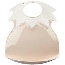Babete silicone com gola Thermobaby Sandy Brown