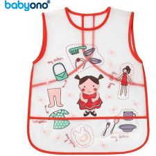 Baby Ono - Avental para bebé, m24+ vermelho