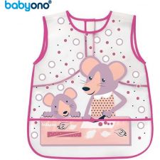 Baby Ono - Avental para bebé, m36+ rosa
