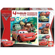 4x Puzzles Progressivos Cars 2