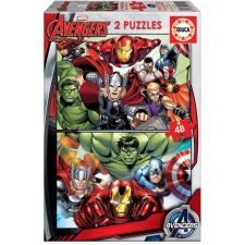 2x Puzzle 48 Avengers