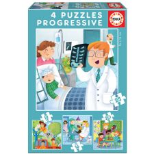 Puzzle Progressivo Profissões