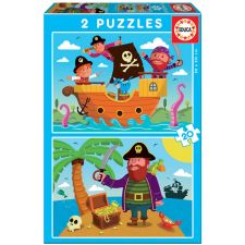 Puzzle Junior 2X20 Piratas