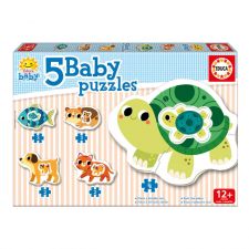 5 Baby Puzzles Animais Domésticos