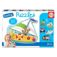 5 Baby Puzzles Veículos 2