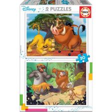 2x Puzzle 20 Disney Animais