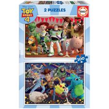 2x Puzzle 100 Toy Story 4