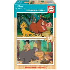 2x Super Puzzle 16 Madeira Disney Classics