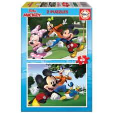 2x Puzzle 48 Mickey & Friends