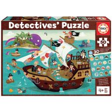 Detetive Puzzles 50 Peças Barco