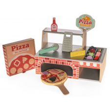 Conjunto pizzaria de madeira Zopa