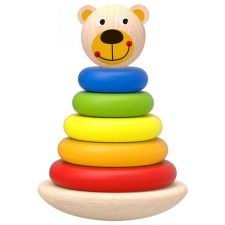 Torre urso em madeira Tooky Toy