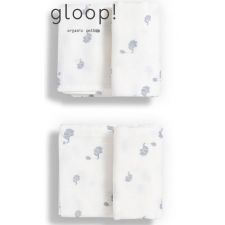 GLOOP - Pack 2 fraldas 50x50cm Elefantes