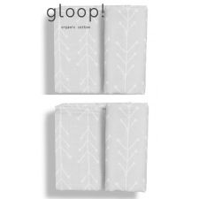 GLOOP - Pack 2 fraldas 50x50cm Nórdico Cinza