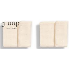 GLOOP - Pack 2 fraldas 50x50cm Little dots