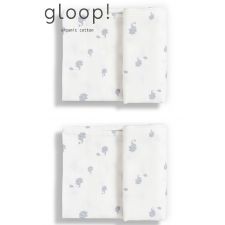 GLOOP - Pack 2 fraldas 70x70cms Elefantes