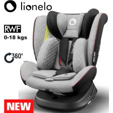 Lionelo - Cadeira auto Bastiaan ONE 360º Isofix (0-36 kg) GREY Stone Black